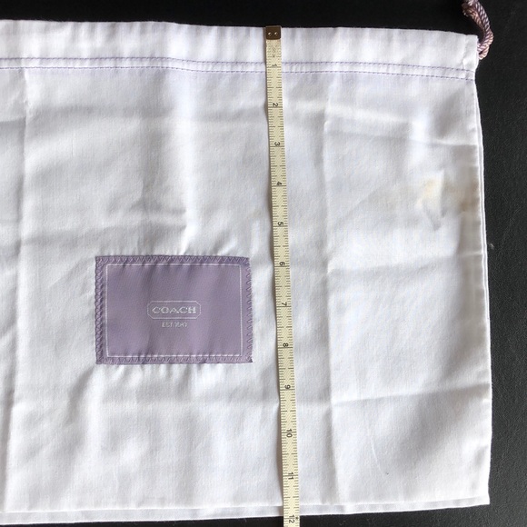 Coach white dust storage bags - Picture 5 of 6